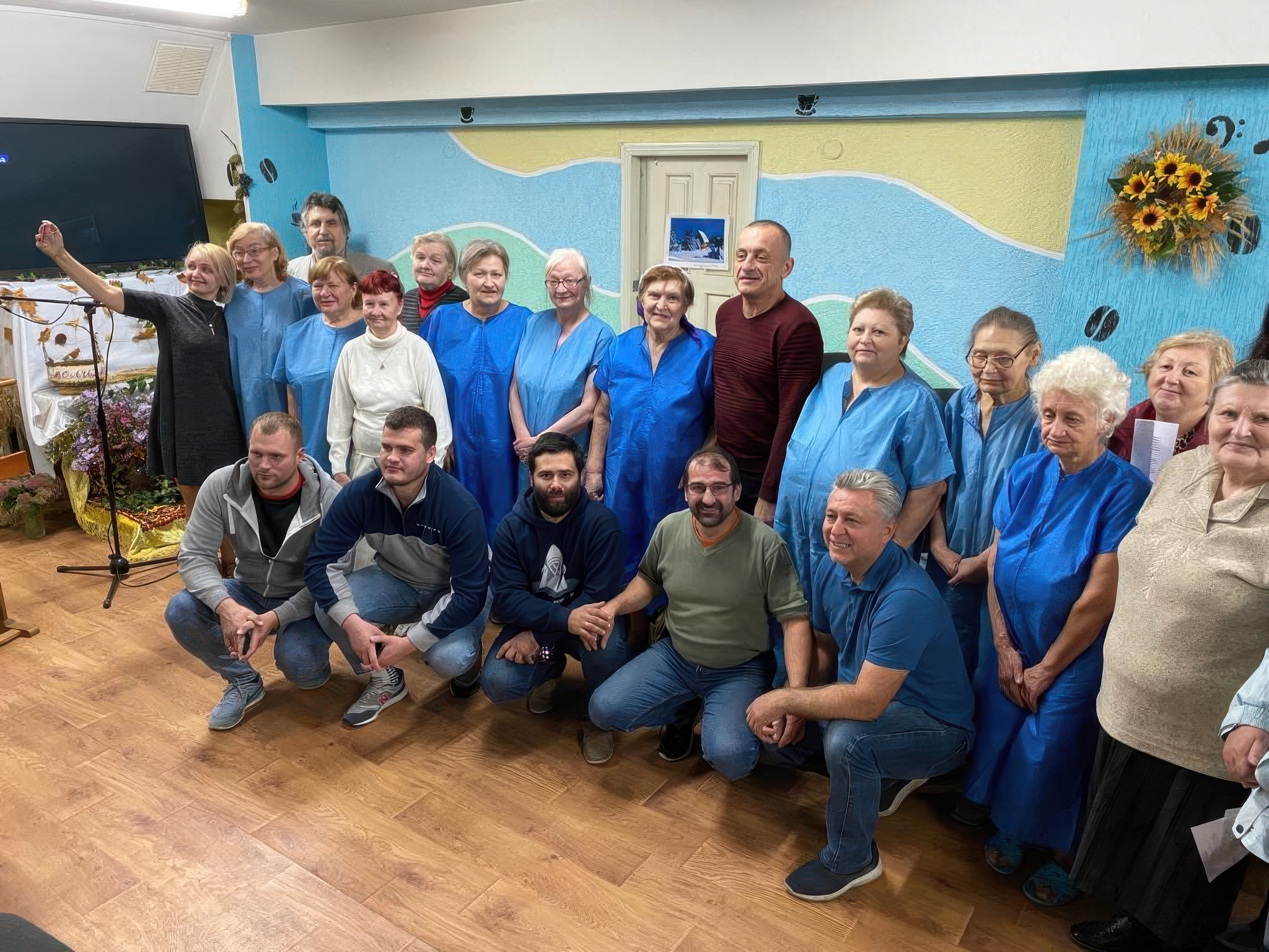 Humanitarian aid in action